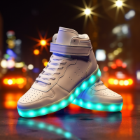 LED Light Multi Color Men and Women usb charging lighting shoes